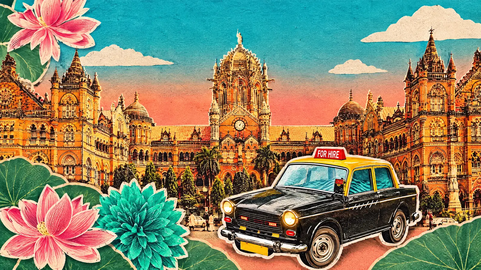 The Bhukkad Café, Mumbai brand collage