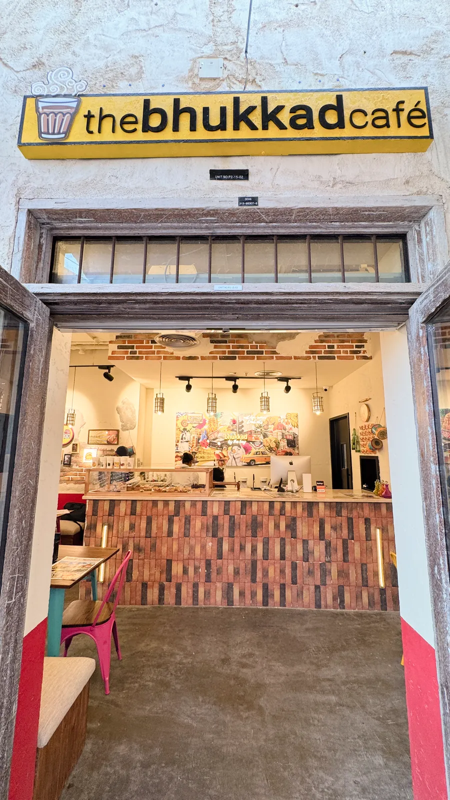 The Bhukkad Café entrance at Al Seef, Dubai