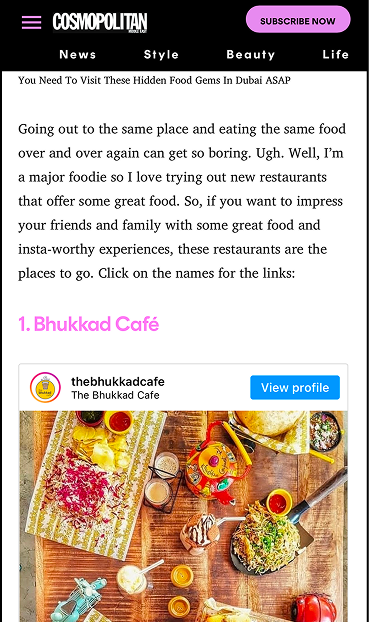 COSMOPOLITAN ME