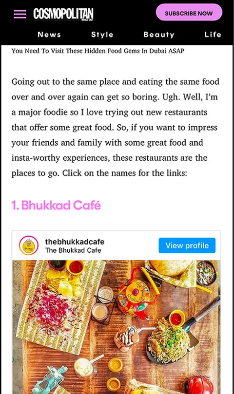 COSMOPOLITAN ME article